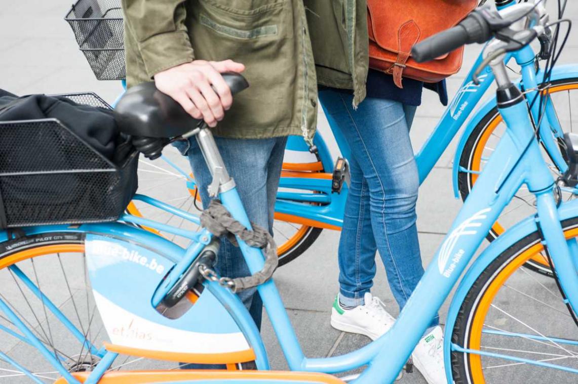 Deelfietssysteem Blue-bike blijft verder groeien