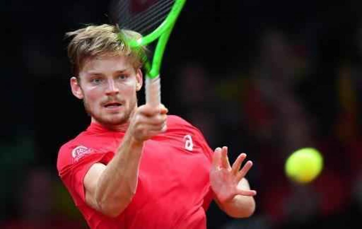 David Goffin brengt België 1-0 voor in halve finale tegen Australië