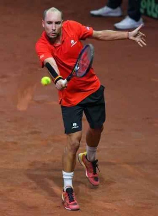 Davis Cup - Kyrgios verslaat Darcis en hangt bordjes in evenwicht