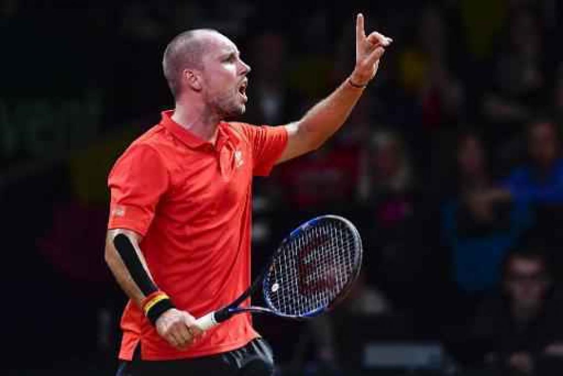 Davis Cup - Steve Darcis ging tot het uiterste tegen Kyrgios