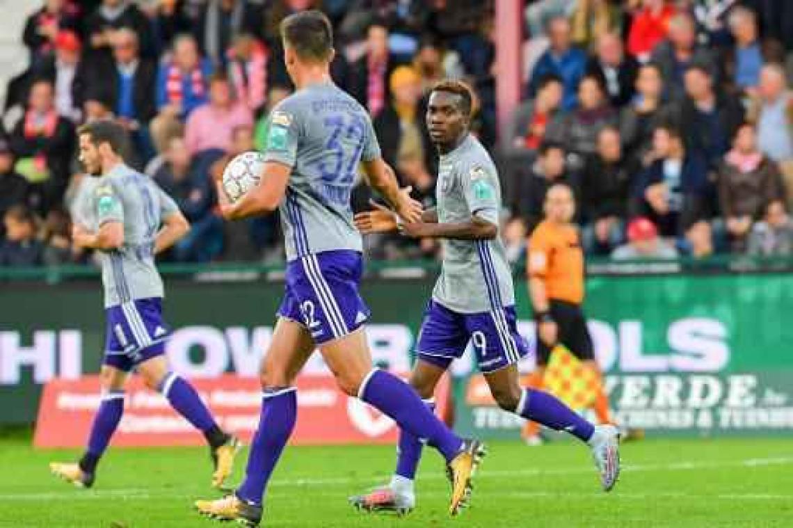 Jupiler Pro League - Anderlecht geraakt niet voorbij Kortrijk