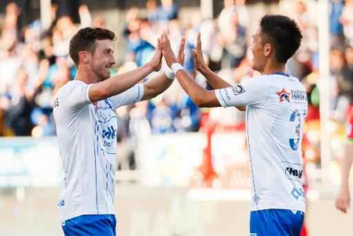 Jupiler Pro League - AA Gent pakt eerste competitiezege en duwt Oostende dieper de put in