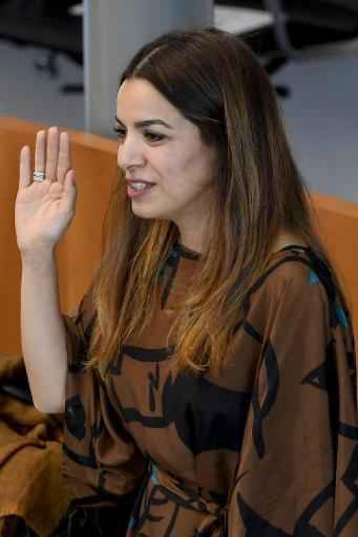 Kenza Yacoubi (PS) legt eed af in opvolging van Philippe Close