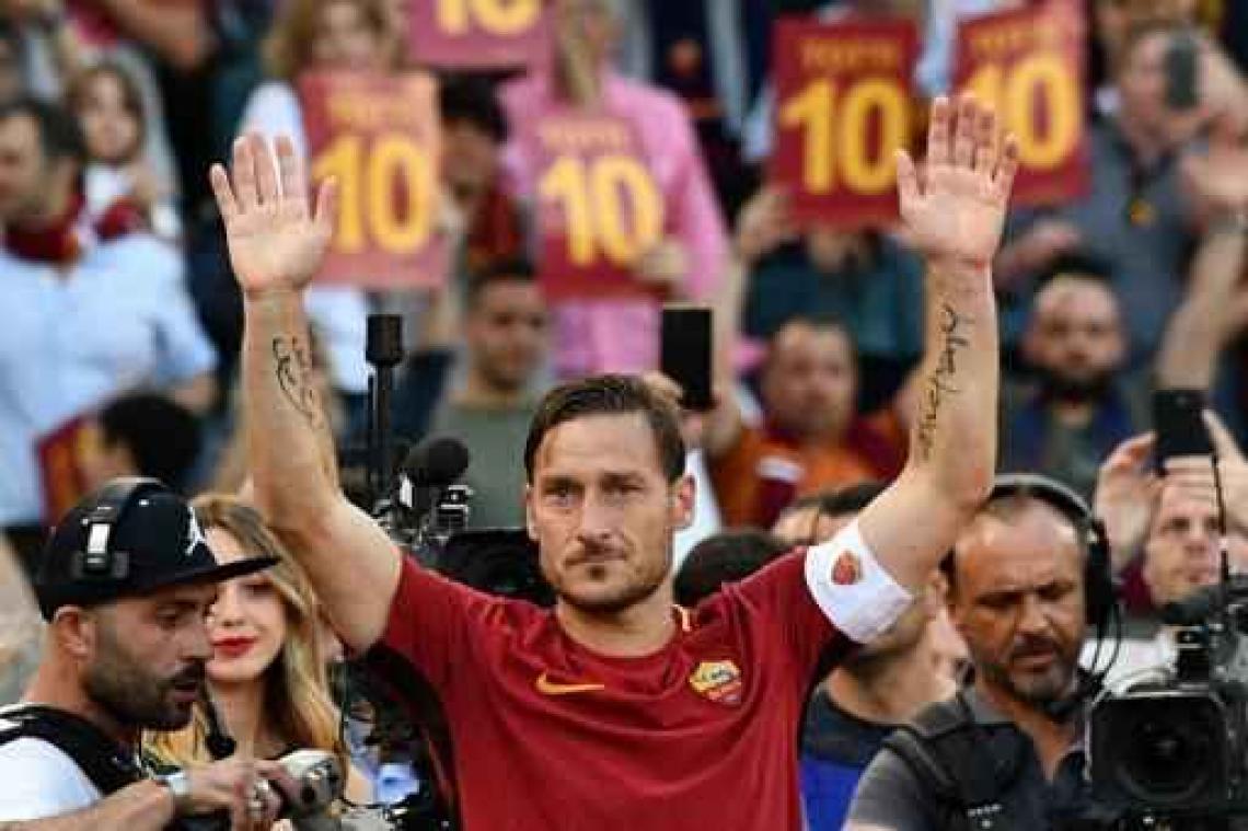 Serie A - Totti al begonnen met trainerscursus