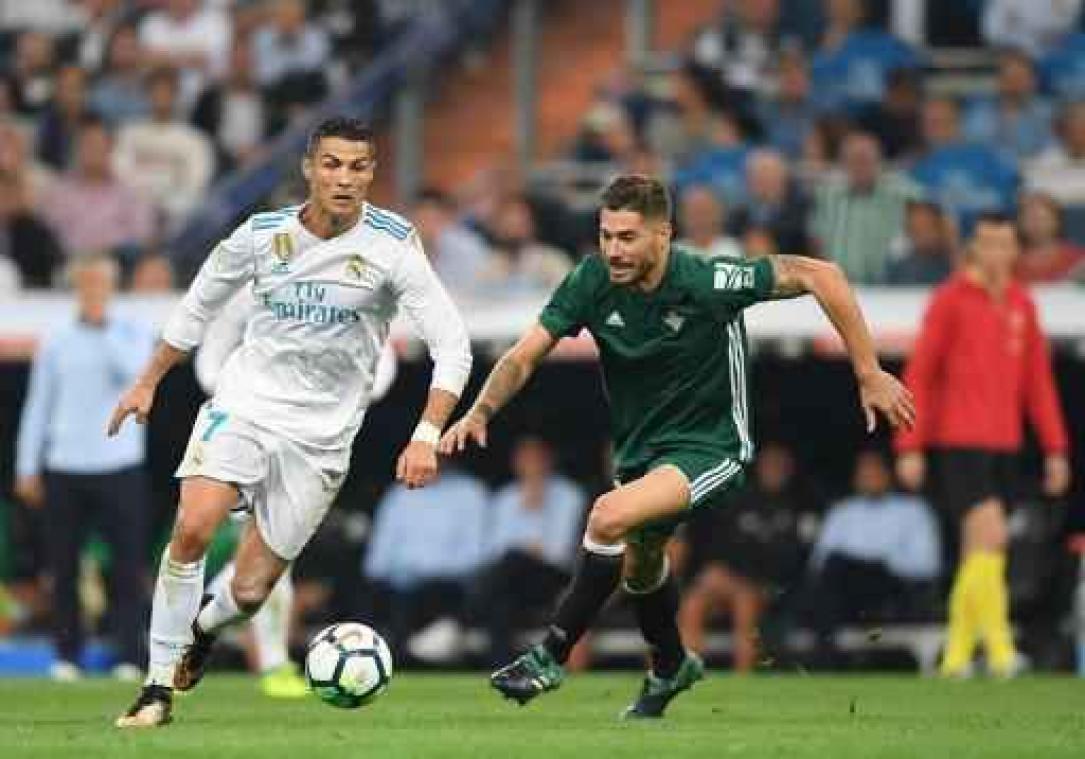 Primera Division - Real Madrid, met Ronaldo, verliest thuis van Betis