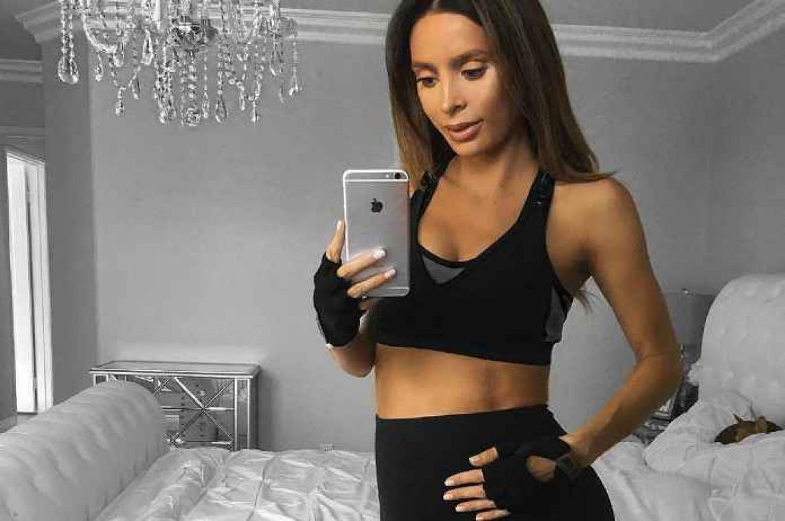 Kan jij raden hoe lang dit fitnessmodel zwanger is?