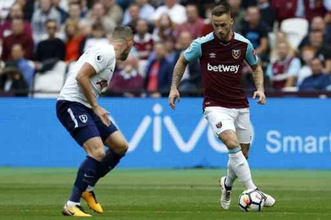 Belgen in het buitenland - Tottenham Hotspur geeft zege tegen West Ham bijna uit handen