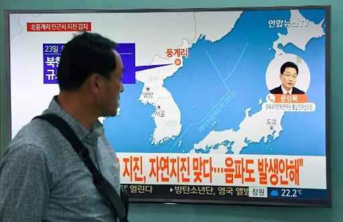 Spanning rond Noord-Korea - Aardbeving waarschijnlijk reactie op eerdere nucleaire test