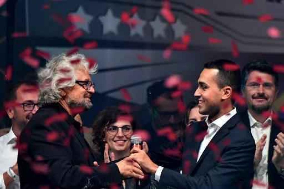 Vijfsterrenbeweging maakt van beloftevolle Di Maio premierkandidaat