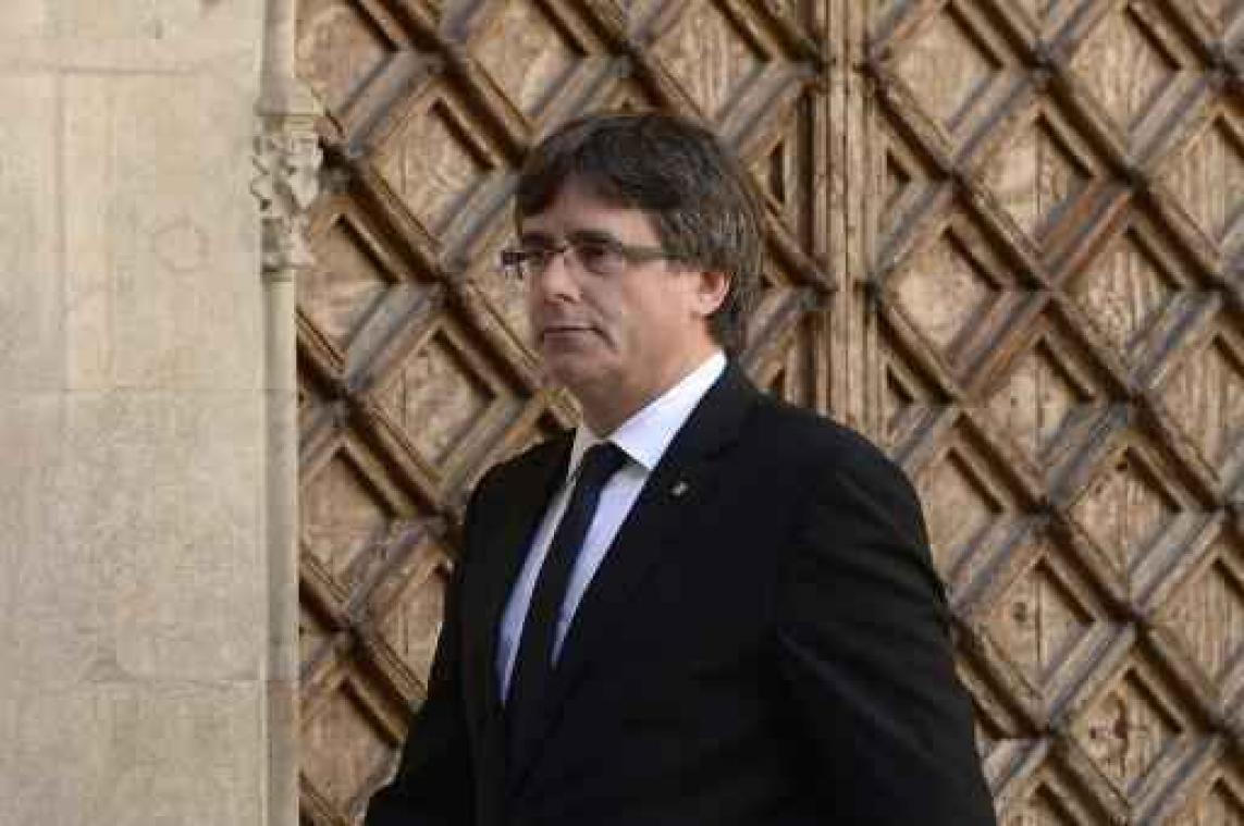 Catalaanse president voor het eerst met arrestatie bedreigd