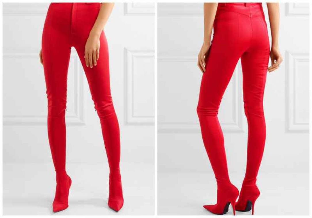 Balenciaga verkoopt broek met stiletto's aan vast, en het is peperduur
