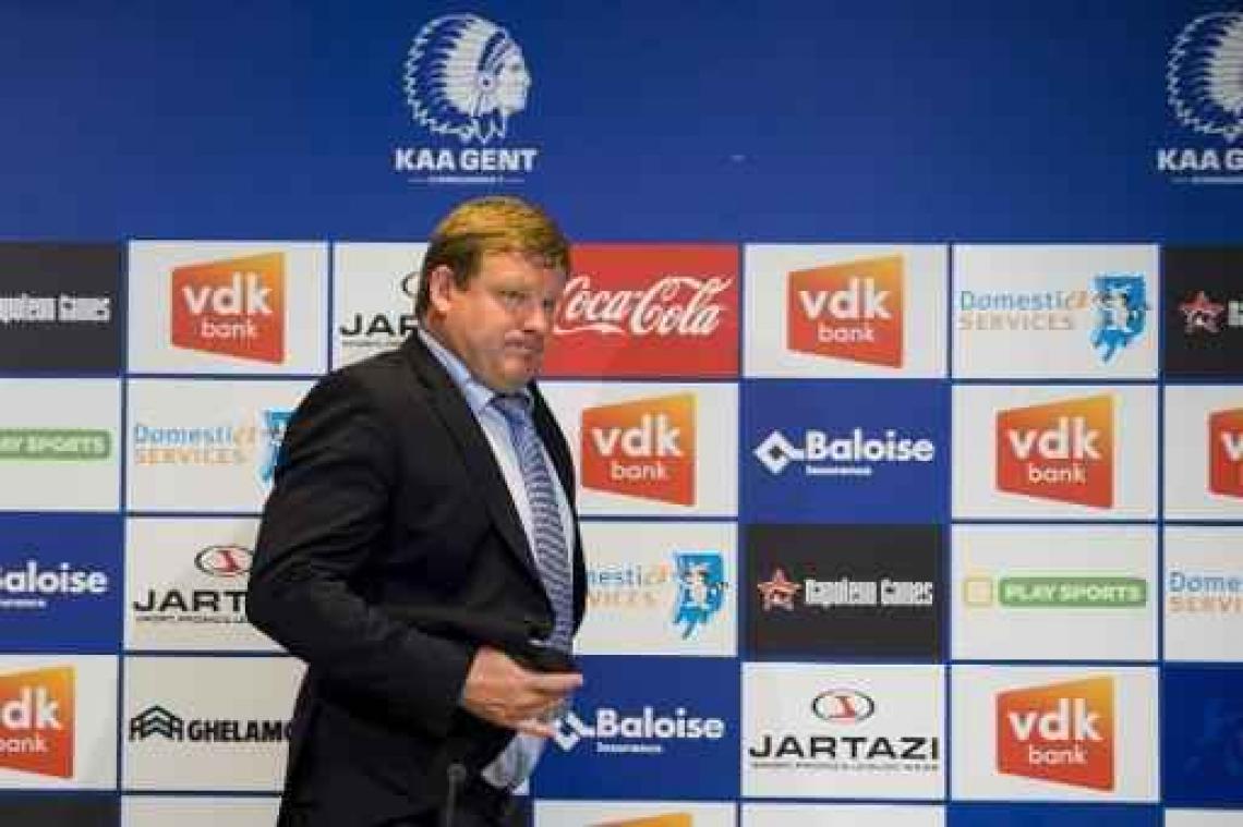 Hein Vanhaezebrouck en AA Gent beëindigen samenwerking