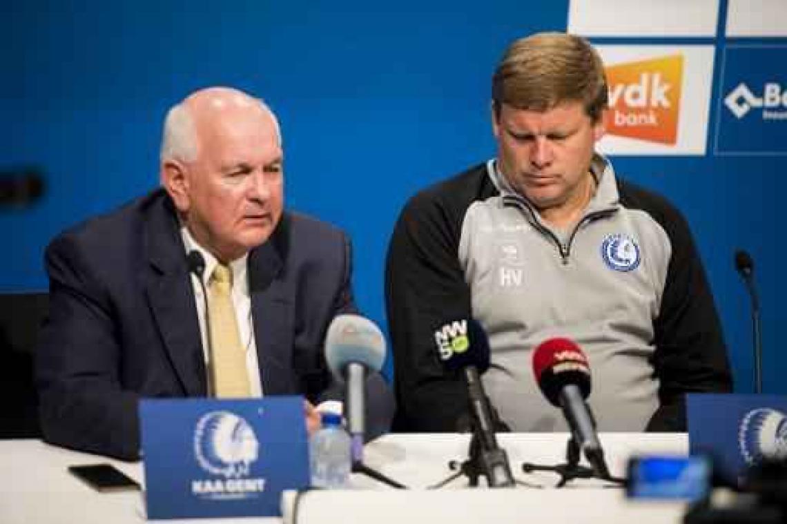 Hein Vanhaezebrouck: "Er is nood aan een nieuwe wind binnen AA Gent"