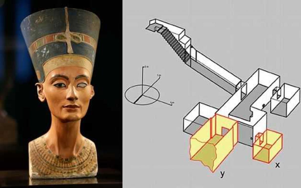 Geheime tombe van koningin Nefertiti mogelijk gevonden