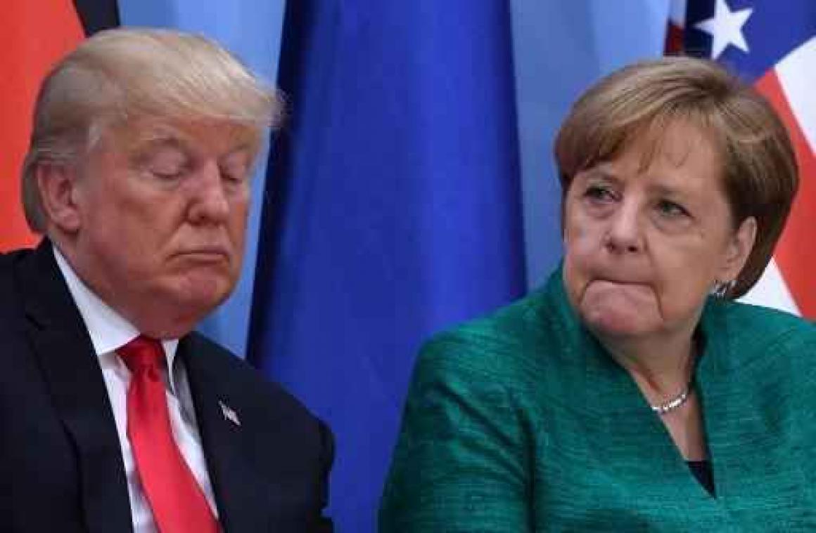 Verkiezingen Duitsland - Trump belt Merkel voor het eerst sinds verkiezingen