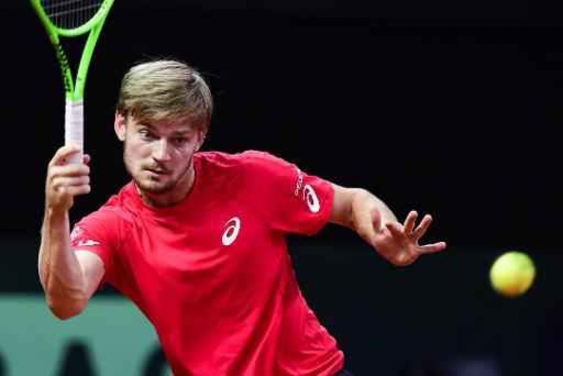 David Goffin heeft ticket voor halve finales beet in Shenzhen