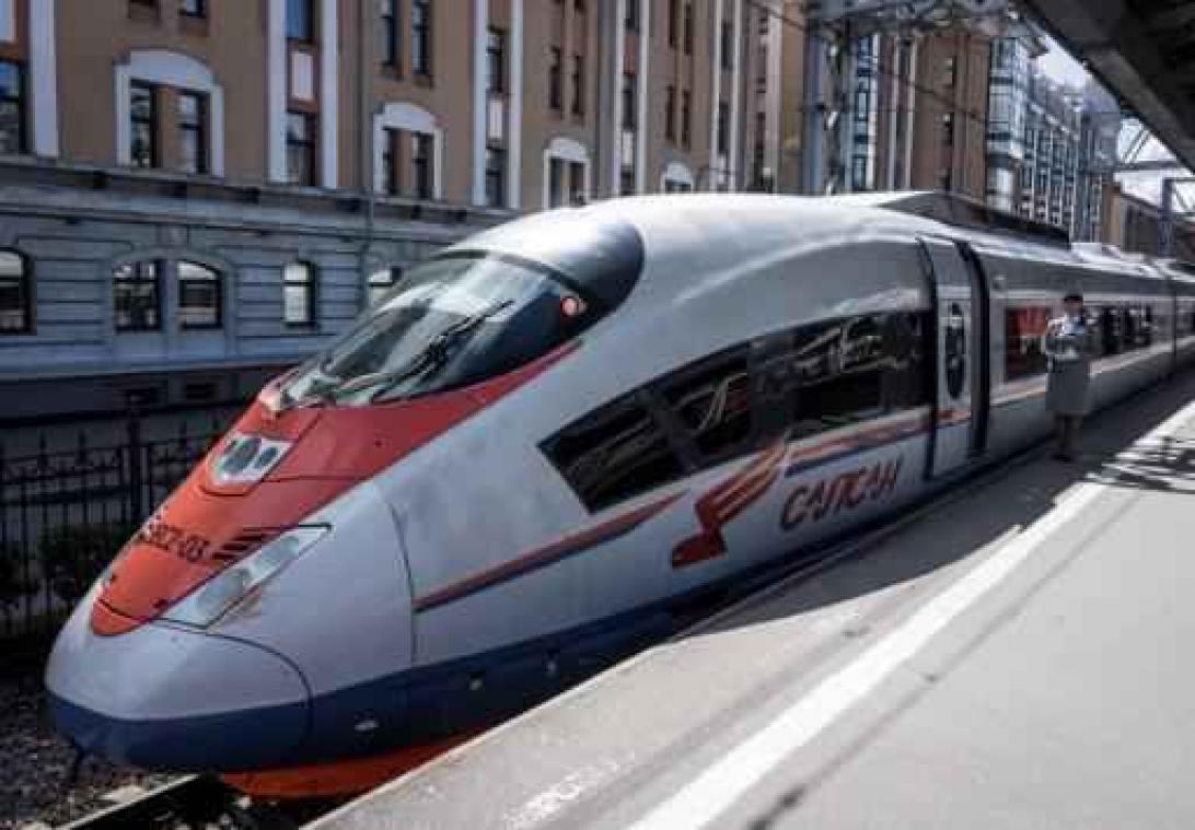 Twee mensen doodgereden door Russische hogesnelheidstrein