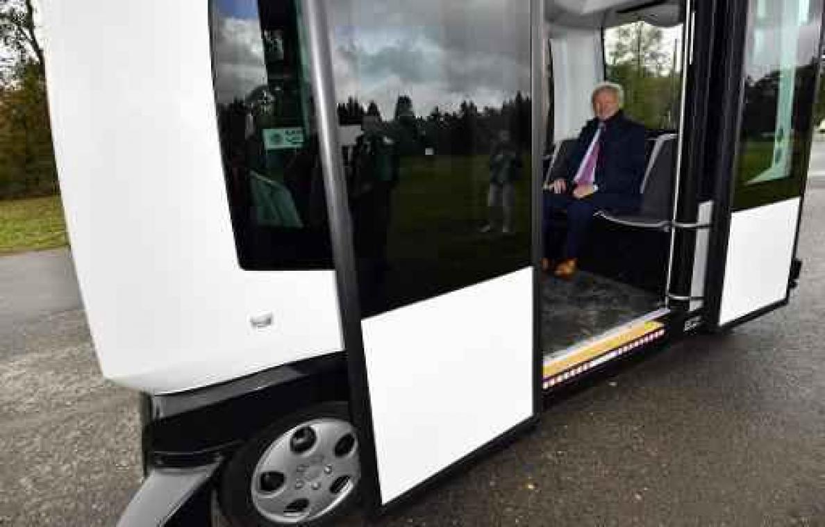 Eerste test met wagen zonder chauffeur in ons land