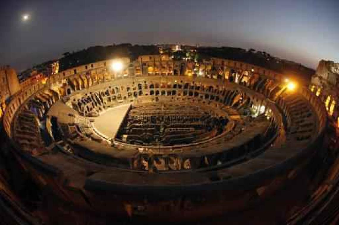Colosseum in Rome heropent tribune voor 'plebs' na lange restauratie