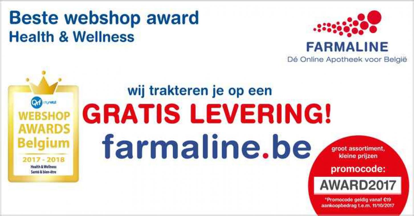 Farmaline wint de Webshop Awards in België en Nederland