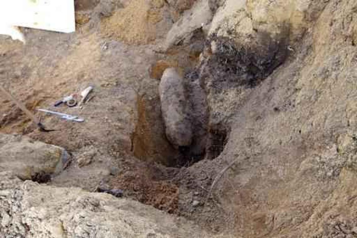 Oorlogsbom aangetroffen tijdens afbraakwerken in Wijnegem