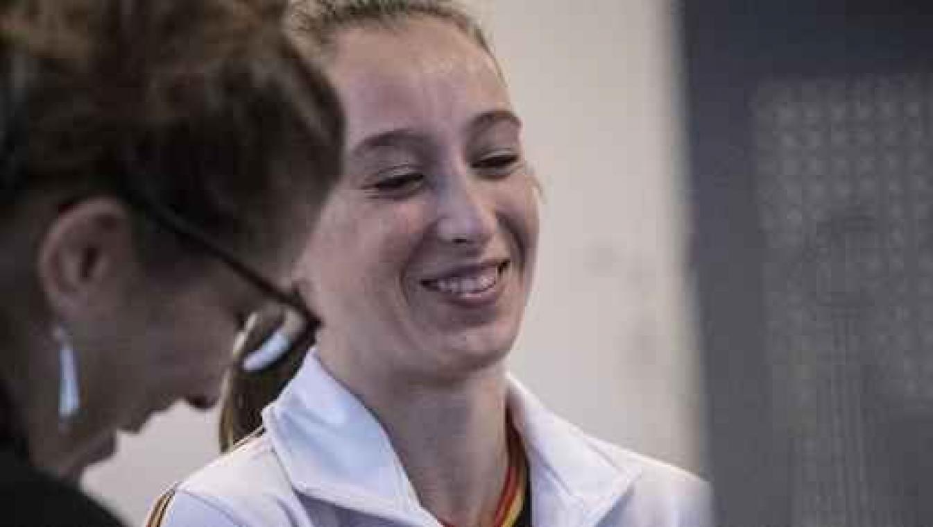 WK turnen - Nina Derwael eerste Belgische vrouw in toestelfinale op WK