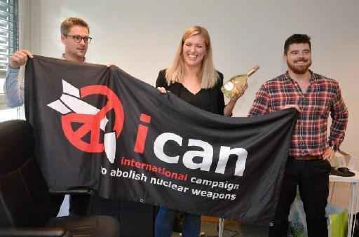 ICAN "zeer vereerd" met Nobelprijs voor de Vrede