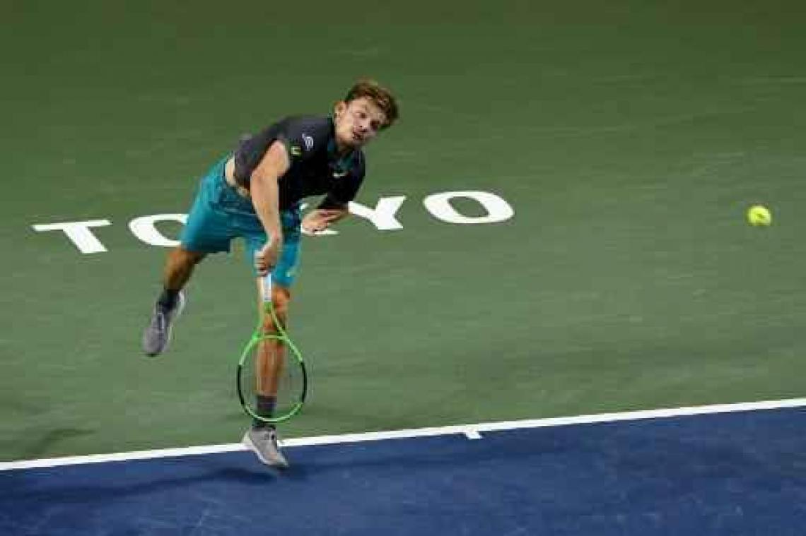 ATP Tokio - David Goffin knokt zich voorbij Argentijn Schwartzman naar nieuwe finale