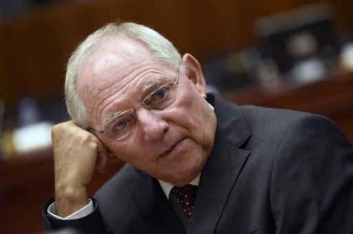 Eurogroep zwaait Schäuble uit