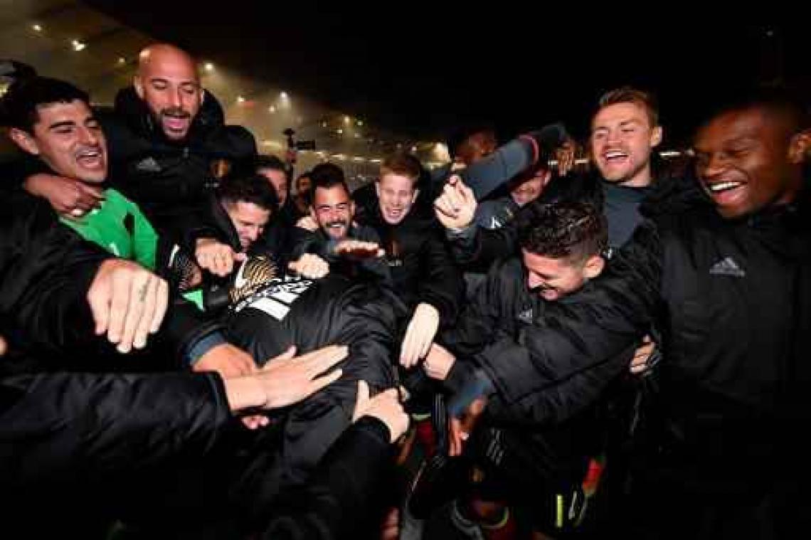 Rode Duivels - Thibaut Courtois pakt zesde clean sheet in kwalificatiecampagne