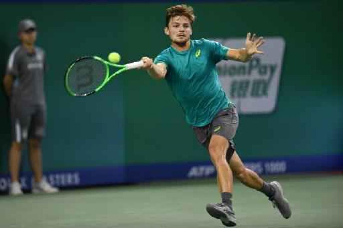 ATP Shanghai - Goffin weet opnieuw wat verliezen is