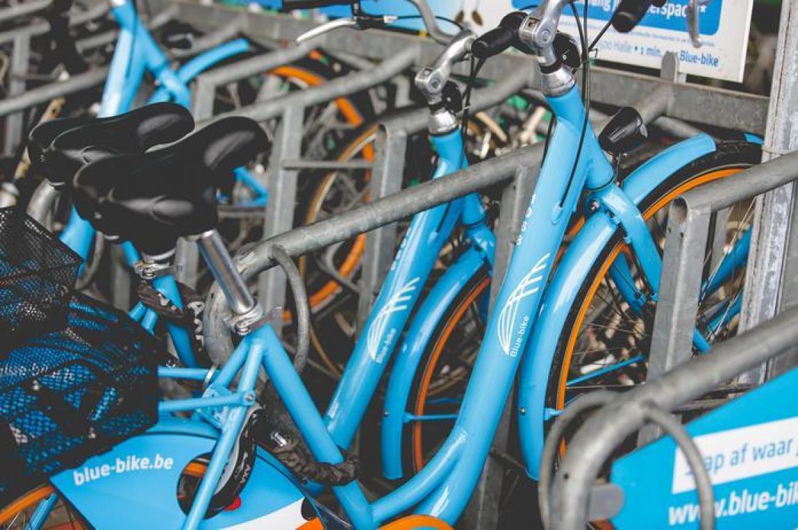 &quot;Koppel Blue-bike aan abonnement NMBS&quot;