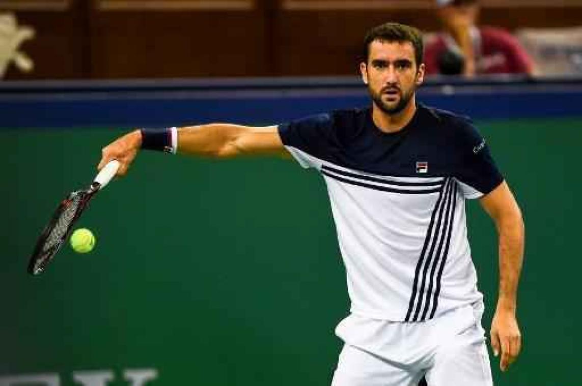 Marin Cilic is eerste halvefinalist in ATP Shanghai