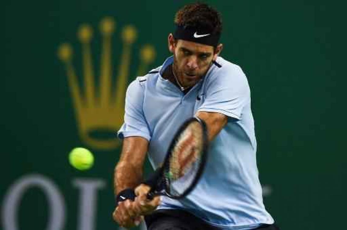 Juan Martin del Potro zit bij laatste vier in Shanghai