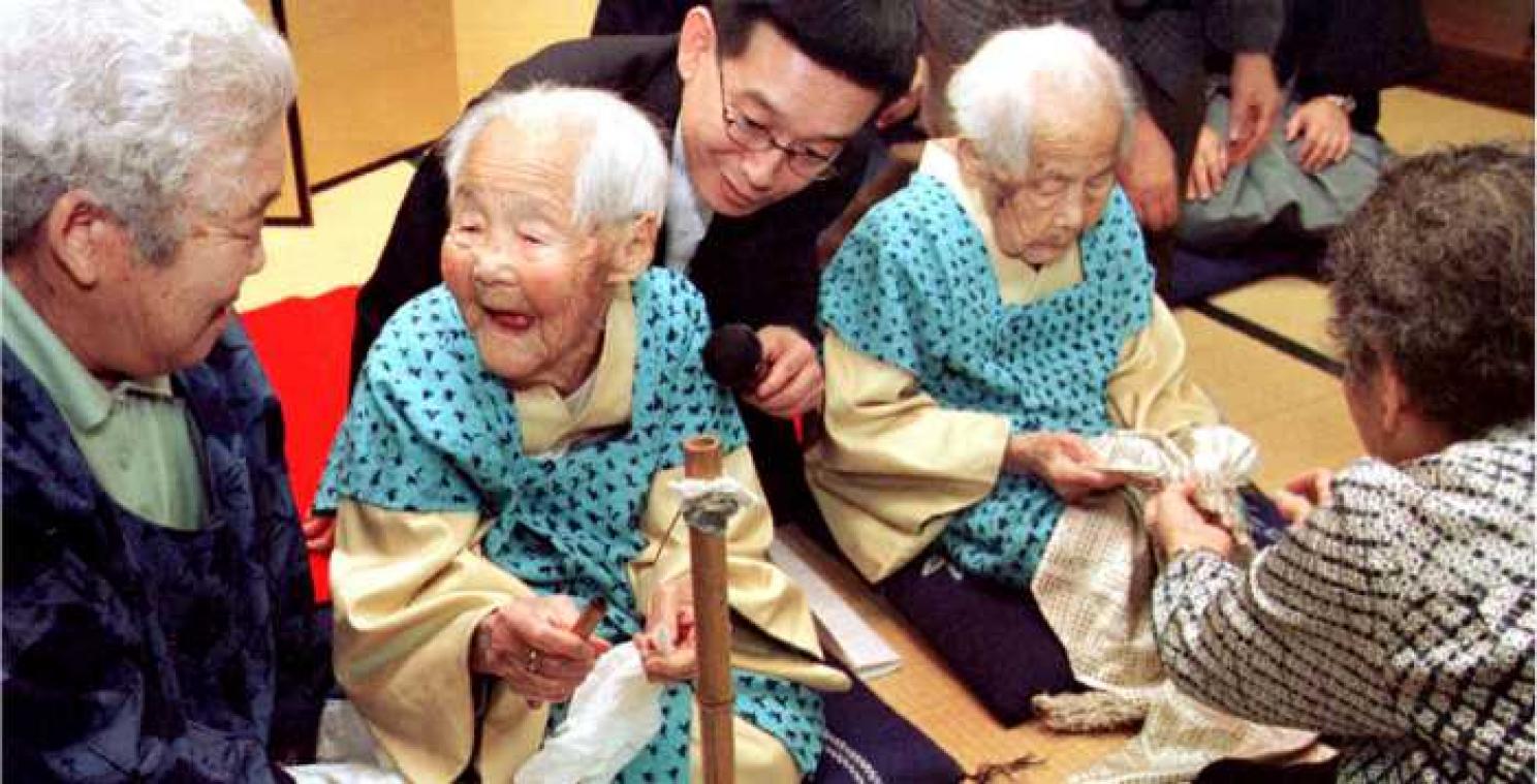 Japan kampt met te veel eeuwelingen