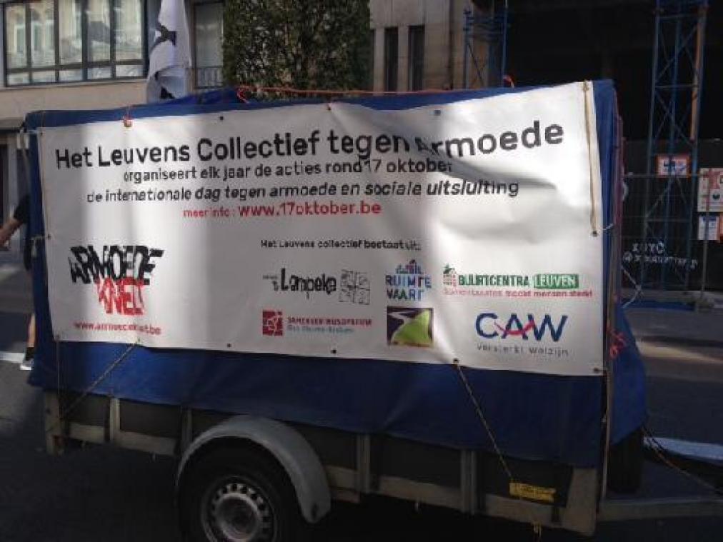 Vijfhonderdtal betogers in Leuven vraagt aandacht voor gezondheidsproblemen bij armen