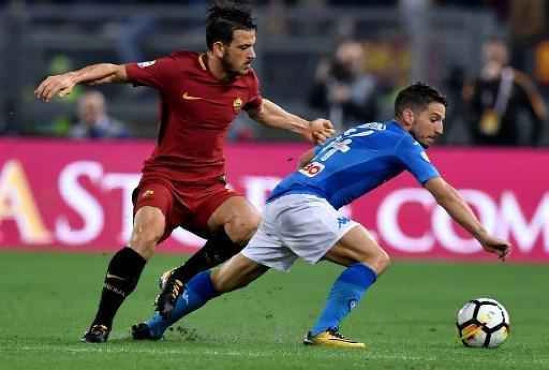 Belgen in het buitenland - Napoli behoudt maximum van de punten na nipte overwinning tegen AS Roma