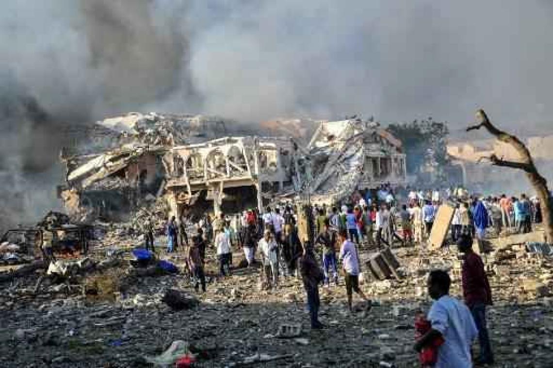 Dodentol bomaanslag Mogadishu loopt op tot meer dan 90