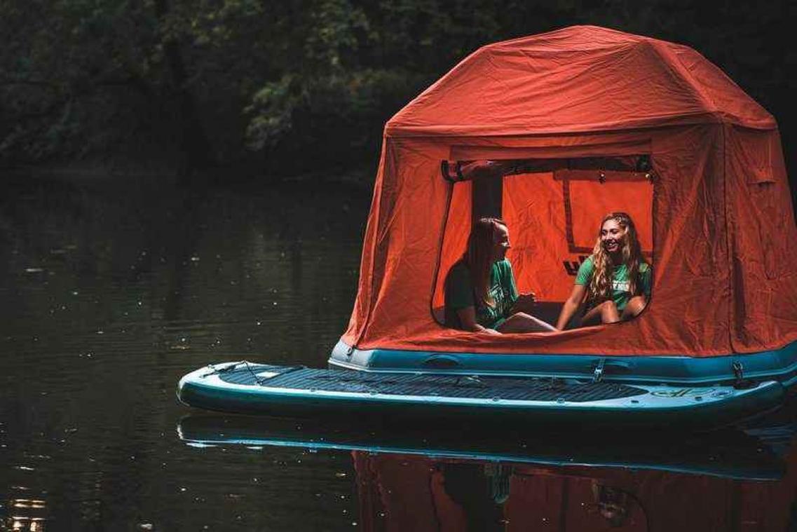 Kamperen op het water