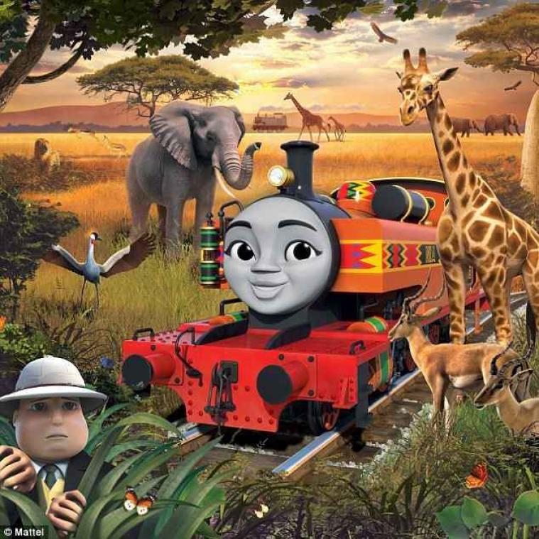 Populaire stoomlocomotief Thomas krijgt een Afrikaanse vriendin