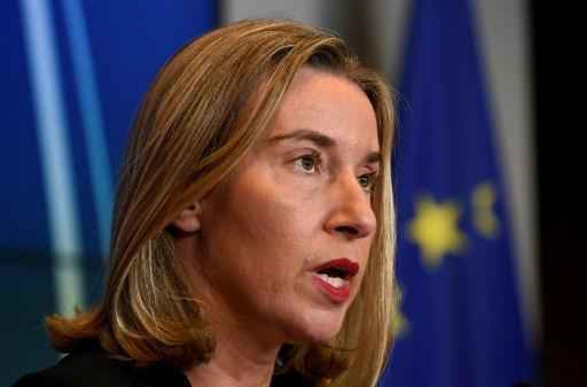 Europese hoge vertegenwoordiger Mogherini naar Washington om Iran-akkoord te verdedigen