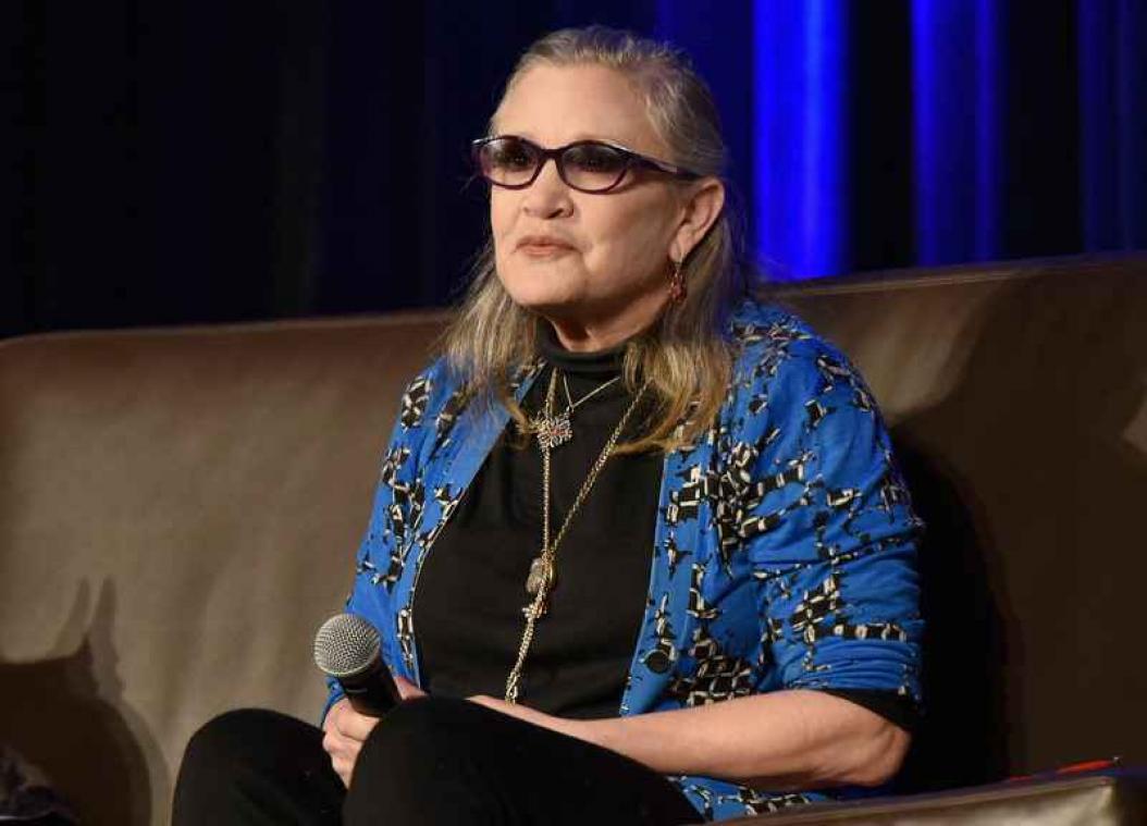 Carrie Fisher rekende af met seksuele intimidatie op eigen manier