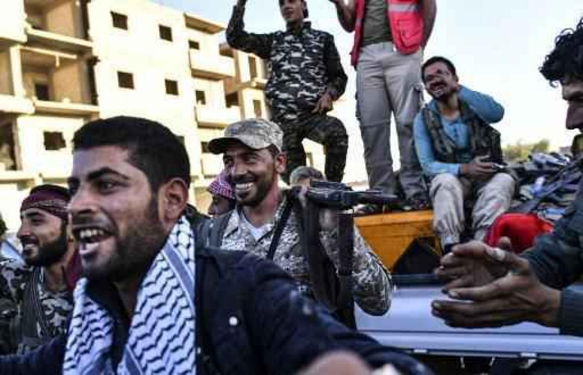 SDF-strijders claimen overwinning in Raqqa