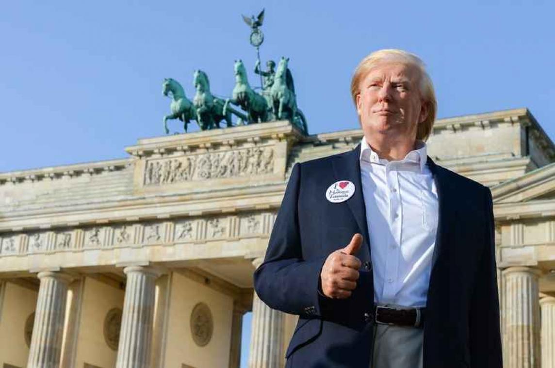 Trump duikt op in Berlijn