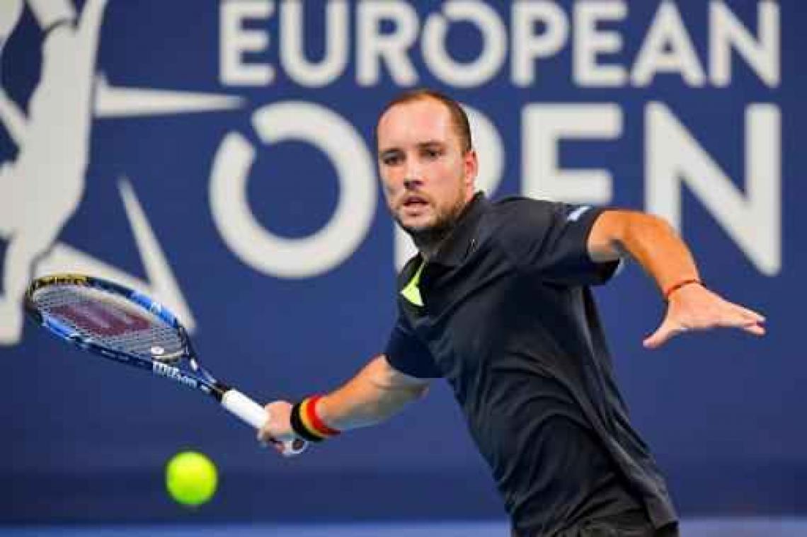 European Open - Steve Darcis naar achtste finales dankzij opgave tegenstander