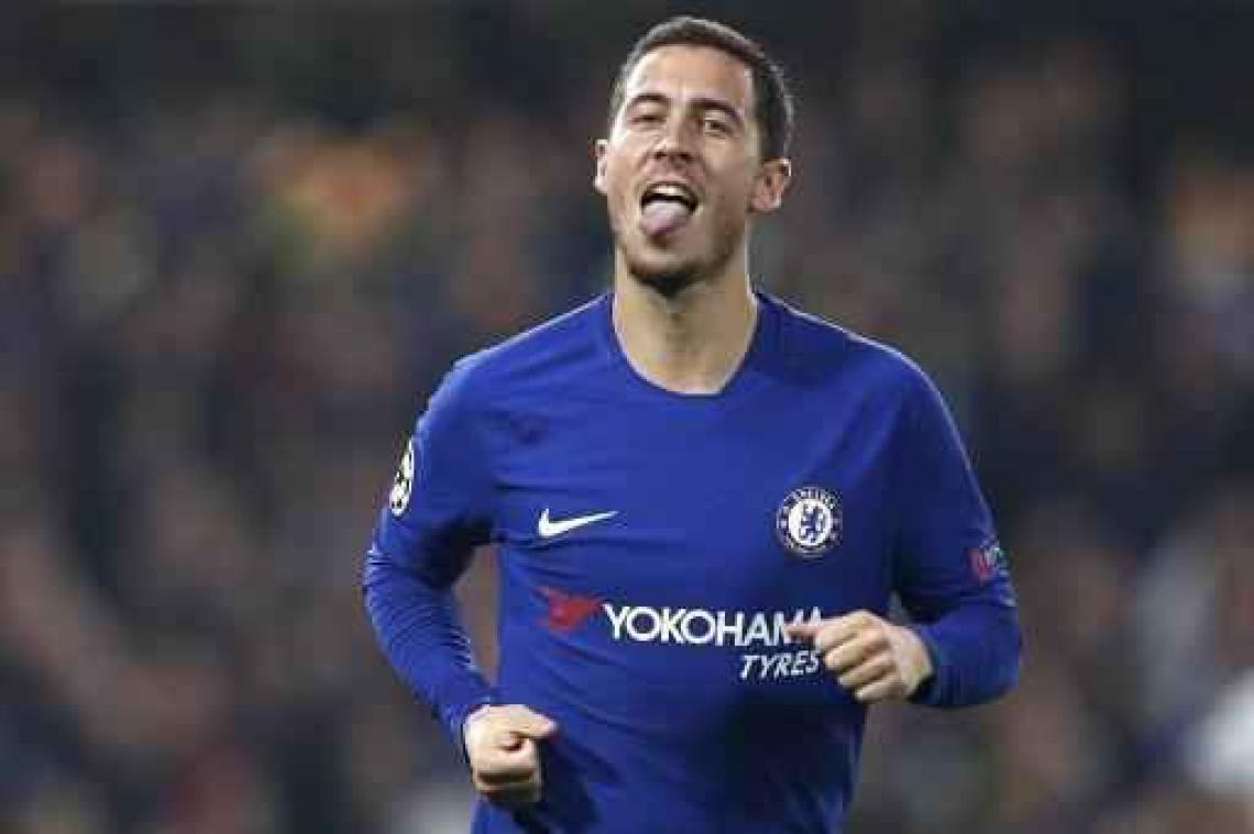 Champions League - Twee doelpunten van Hazard leveren Chelsea slechts een punt op tegen Roma