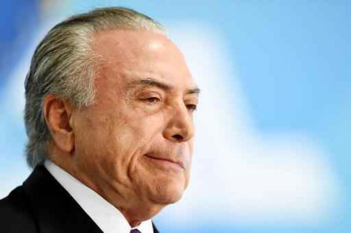Parlementaire commissie stemt tegen proces voor president Temer
