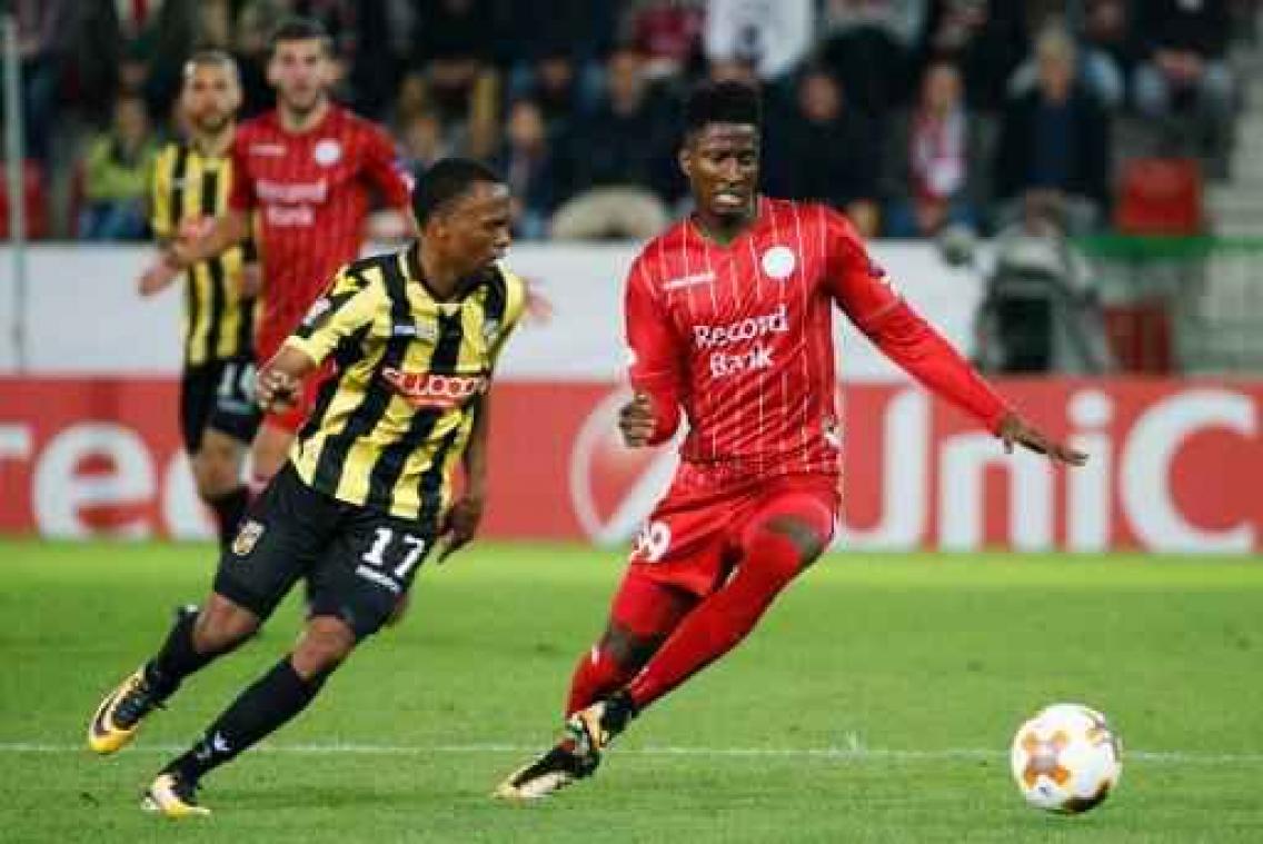Europa League - Mak Zulte Waregem komt niet verder dan gelijkspel tegen Vitesse