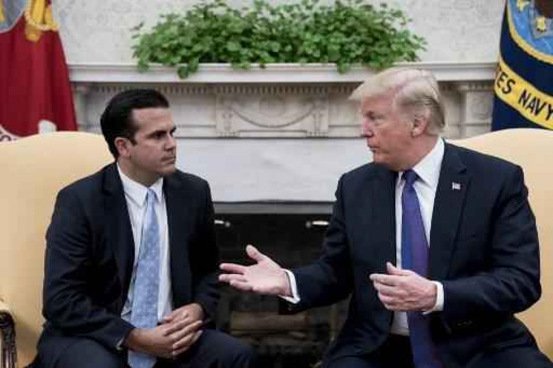 Orkaan Maria - Trump geeft zijn administratie "tien op tien" voor reactie op orkaan