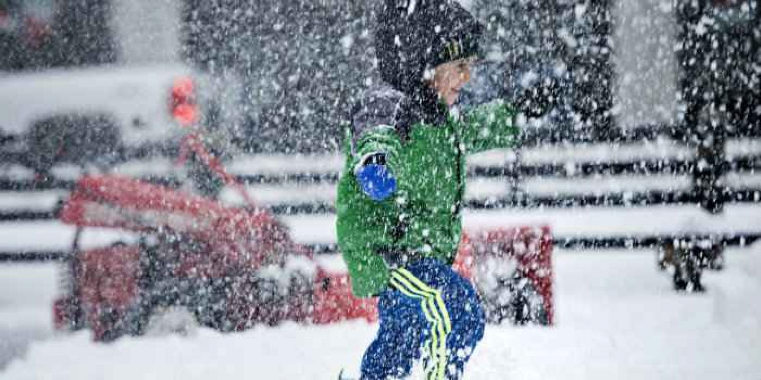 Vet verbranden dankzij de winter